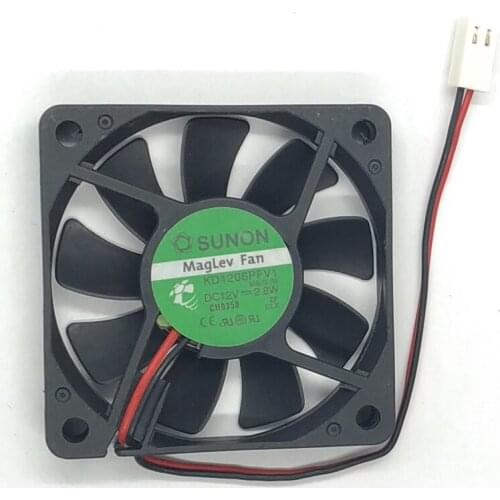 Original SUNON KDE1206PFV1 DC 12V 2.8W 6010 6cm 60*60*10mm Magnetic Bearing Slim Cooling Fan