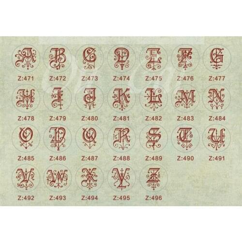 Wax Seal Copper head Curlicue Vintage 26 Letters DIY Scrapbooking Vintage wax sealing stamp invitation/envelop gift seal 114