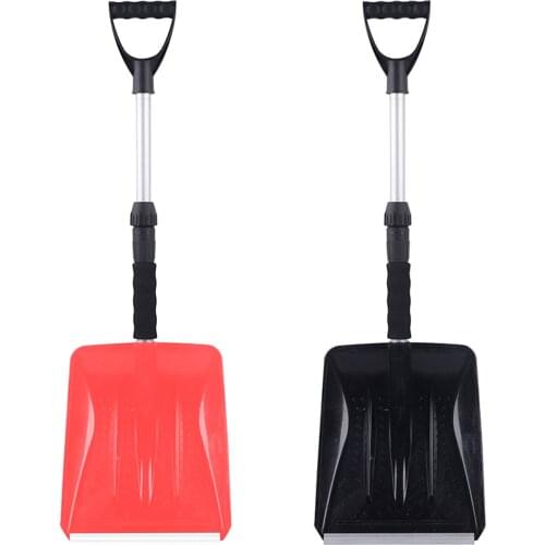 Plastic Snow Shovel With Retractable Handle Snow Shovel Small Snow Shovel Snow Removal Tool Snow Cleaning Scraping Tool