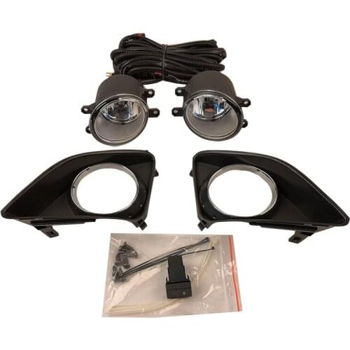 Suitable for Toyota COROLLA ALTIS 2008 2009 2010 front bumper fog lamp with switch wire group fog lamp frame bulb H11 12v 55w