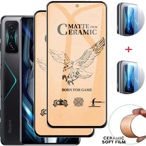 Screen & Camera Pocophone X3 lens protector+matte ceramic glass for Xiaomi Poco X3 soft film cristal templado Poco X3 NFC glass