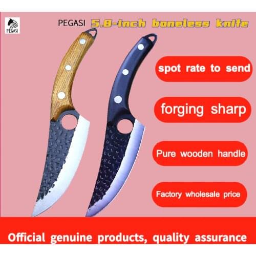 Hand forged hammer pattern express cutting meat, flaying and boning knife cutting knife for pig slaughtering special knife