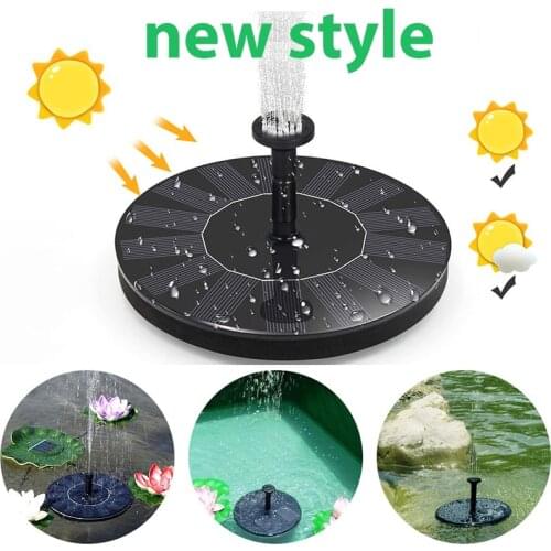 Solar fountain Without Electricity Water Fountain Pump Bird Bath Water Panel for Garden Pool Pond Decor Drop Shipping