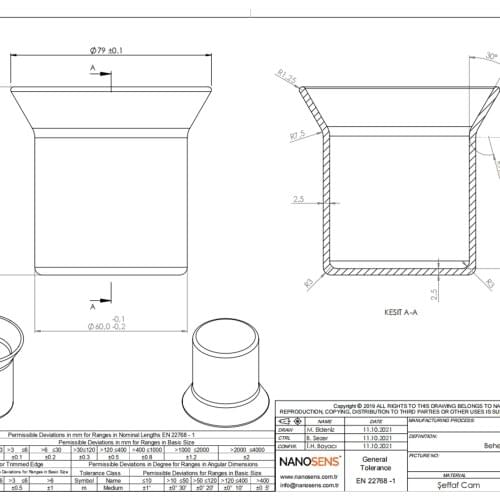 Polishing window glass size diameter 52mm protection optical B270