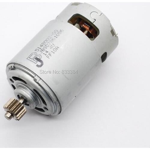 HIGH QUALITY!! 2pcs DC MOTOR DIY spindle motor ball bearing WITH 14 TEETH GEAR