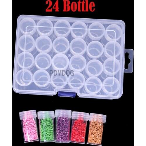 Diamond Painting Accessories Boxes Dismountable Diamond Embroidery Storage Organizer Home Cross Stitch Cases Nail Art Rhinestone