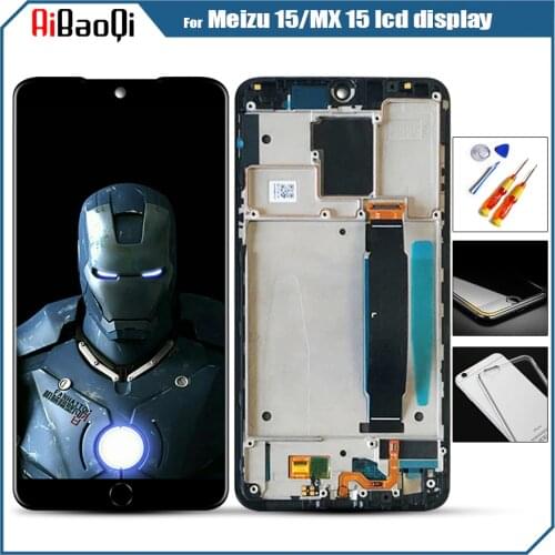 For Original MEIZU 15 LCD screen display+ Touch screen digitizer for For Meizu MX 15 / M881Q AMOLED lcd display screen