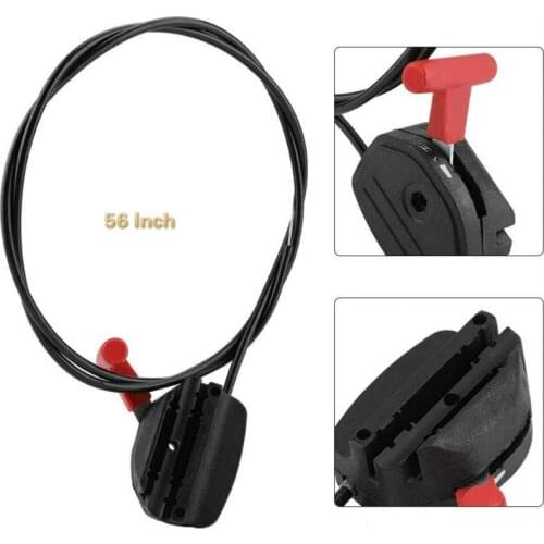 142cm Lawn Mower Throttle Cable Switch Control Garden Machine Fitting Throttle Cable Lawnmower Control Switch Lever Handle Kit