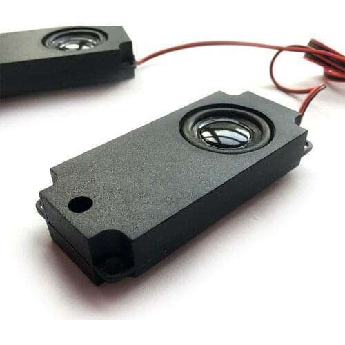 2Pcs Audio Portable Speakers 10045 LED TV Speaker 8Ohm 5W Diaphragm Bass Computer Speaker