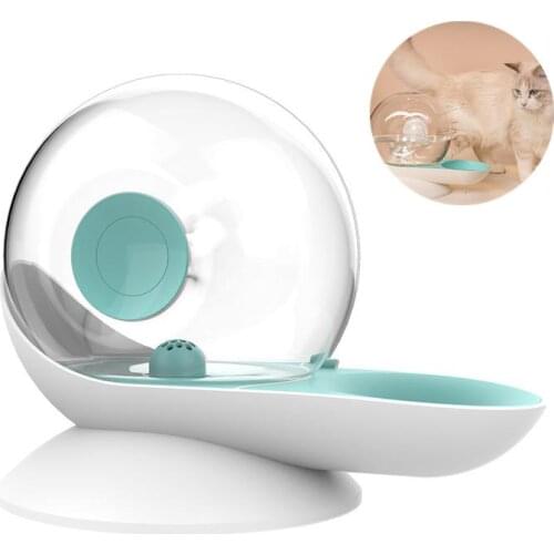 Pet Snails Bubble Automatic Cat Water Bowl Fountain For Pets Water Dispenser Large Drinking Bowl Cat dog Drink No Electricit