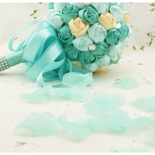 Blue Theme Wedding 1000 pcs Atificial Wedding Rose Petals wedding centerpieces wedding decoration christmas decoration