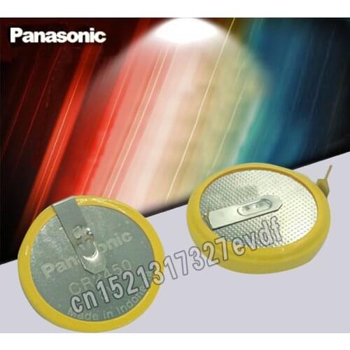 4PCS/LOT Original Panasonic CR2450 with pins 3V coin cell 2450 lithium battery