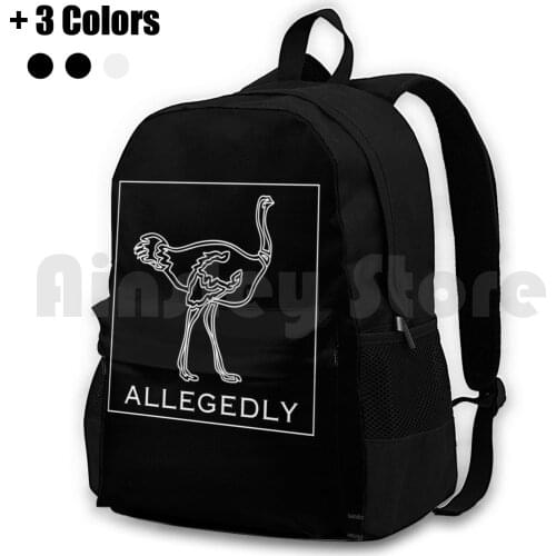 Allegedly Outdoor Hiking Backpack Waterproof Camping Travel Irish Hockey Ice Canada Ireland Team Sports Sport Puck Ice Skating