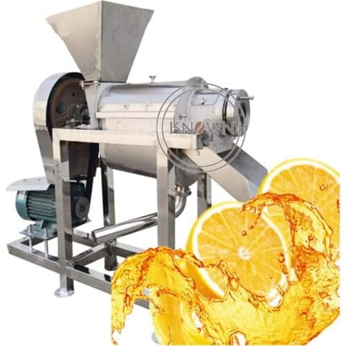 0.5t/h Spiral Fruit Orange Apple Pear Juicer Extractor Squeezer Machine Vegetable Tomato Beverage Juice Making Machine