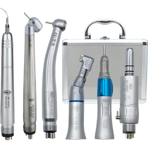 Dental N SK Handpiece pana max1 45 degree High Speed and air scaler and 203C Low Speed Handpiece Kits 2/4 hole air turbine
