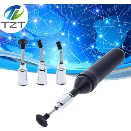 SMD IC Vacuum Sucking Pen Picker Pick Hand Tool 4 Suction Headers for MT-668 top