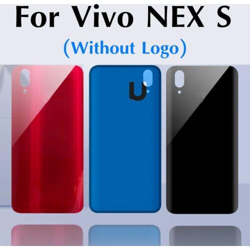 For VIVO NEX A Back Battery Cover Rear Housing Glass Door Panel Case For VIVO NEX S Housing case Rear Glass parts