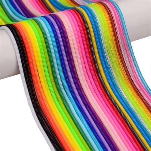 1pc 58cm Mixed Data Cable Protective Sleeve Spring twine For iphone Android USB Charging earphone Case Cover Bobbin winder