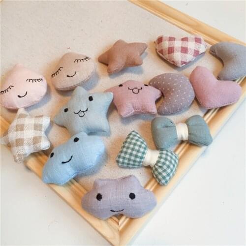 10pcs/lot Cartoon cloud star water drop doll hair decoration for hair cloth and shoes free shipping