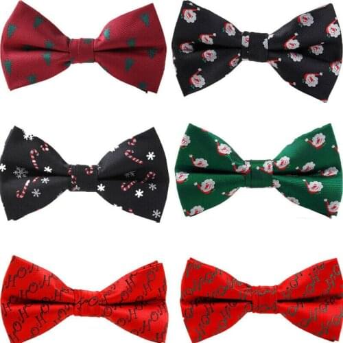 2020 Christmas Wedding Adjustable Men Boy Bowtie Necktie Bow Tie Neck Novelty Gift