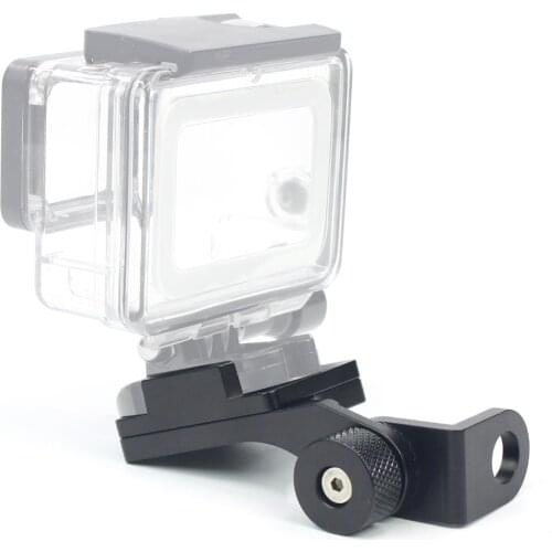 Aluminum Motorcycle Rearview Mirror Mount Bracket Holder for GoPro 9 8 7 6 4 5 3 2 SJ4000 SJ5000 Camera Accessories