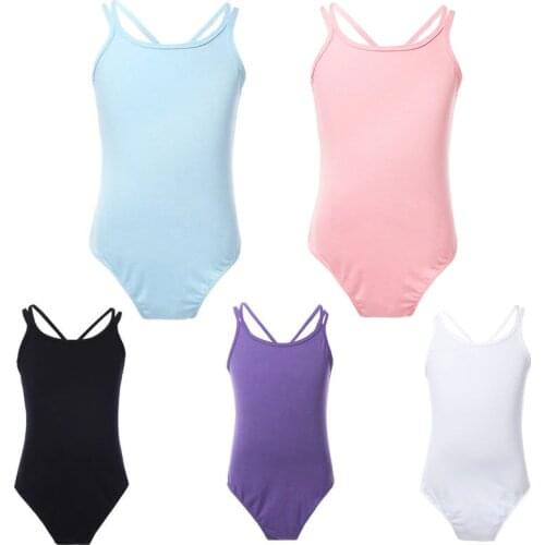 YiZYiF Ballet Leotards Cotton Ballet Dress Camisole Girls Ballet Dance Dancewear Gymnastics Leotard Strap Ballet Leotard Dress