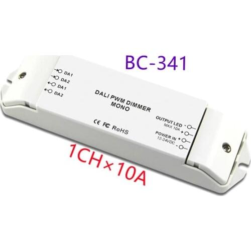 BC-341/343/344 1CH/3CH/4CH Single channel 3channel 4channel DALI Dimming Driver constant voltage DC12V-24V Led Controller