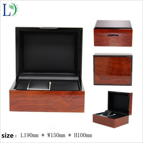 Brand Luxury Watch Case Piano Lacquer Grain Box Log Color Wristwatch Jewelry Storage Display Organizer Holder Gift Boxes