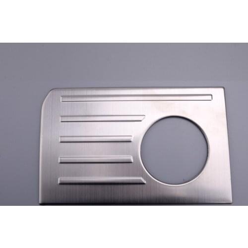 Stainless Steel Interior Water Cup Holder Frame Cover Trim Fit For Toyota Tundra 2014 2015 2016 2017 2018 2019