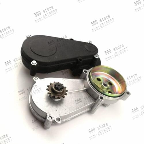 2 colors 14 Tooth T8F Clutch Drum Gear Box and 14 T front pinion sprocket For 47cc 49cc Mini Dirt Bike Quad Atv