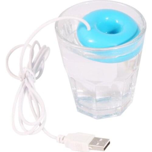 Mini Donut Negative Ion Humidifier Aroma Essential Oil Diffuser Cross-border Special USB Powered Sprayer Fogger Mist Maker