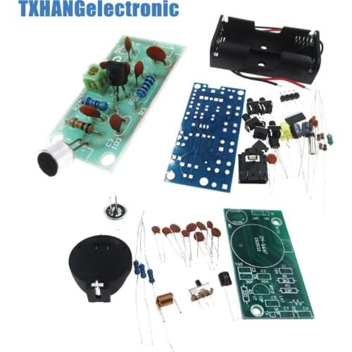 FM Radio Receiver Module Frequency Modulation Wireless Microphone PCB DIY Kits