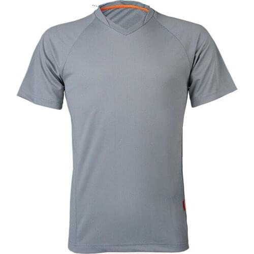 Mens Summer V-neck Quick Dry Short Sleeve Military Tactical T-shirt Male Outdoor Sports Running Climbing Breathable Thin T Shirt