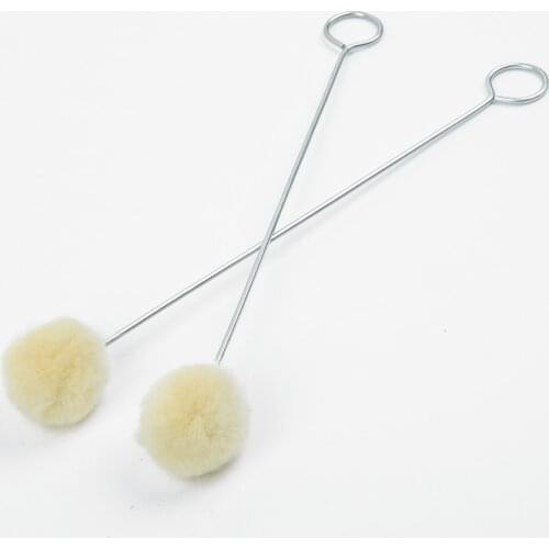 100pcs Leather Craft Wool Leather Dye Dauber & Finish Applicator Kit Tools for projects and edging Wool Dye tools