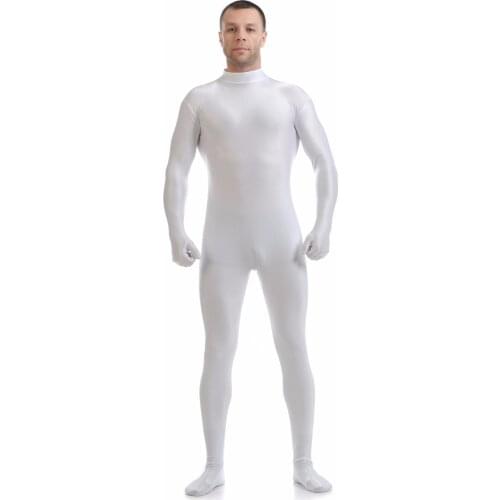 Nylon Black Zentai Suit Mens Full Body Zentai Bodysuits Adult Second Skin Body Suits Supersuits Lycra Spandex Unitard Catsuit