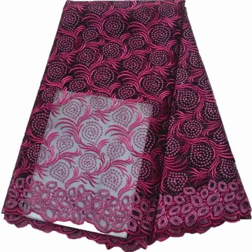 Wholesale net tulle tissue african french lace fabric with stones latest lace fabric 2019 high quality african lace fabric
