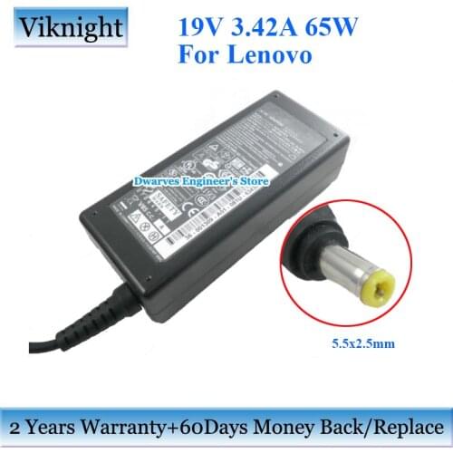 Genuine 19V 3.42A AC Adapter Charger For LENOVO IDEAPAD Y300 Y310 Y410 Y430 Y450 Y510 Y530 Y550 ADP-65CH AADP-65YB PA-1900-05