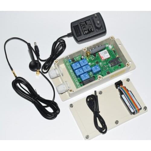 7 relays GSM controller SMS remote Control box ( Seven channel Relay output controller ) GSM gate door opener switch 2G