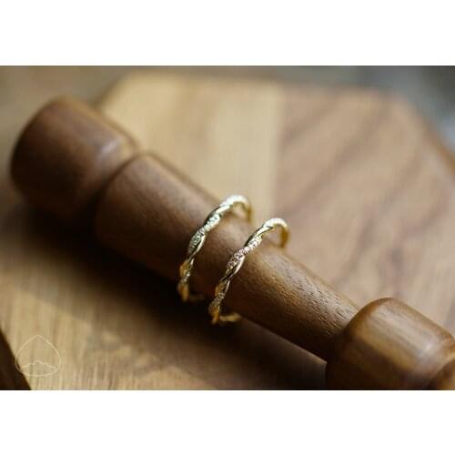 Luxury Female Small Infinity Ring 100% Real 925 Sterling Silver Gold Wedding Rings For Women Clasic White Zircon Engagement Ring