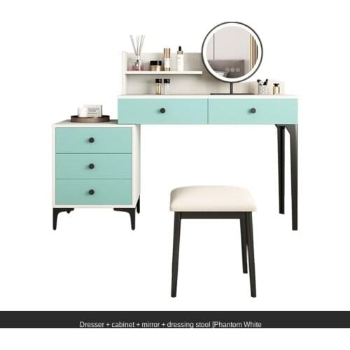 Nordic luxury dressing table economical modern minimalist dressing table multifunctional one makeup table
