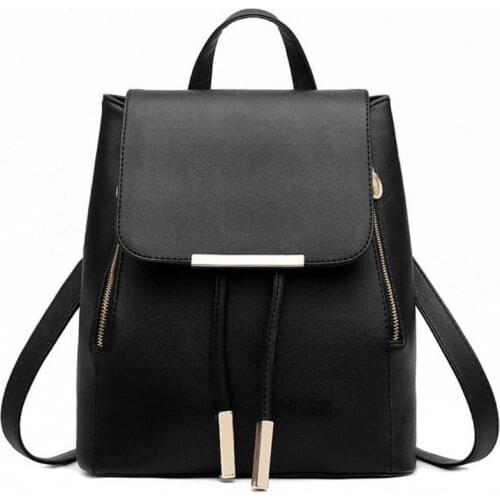 Backpack Women Pu Leather Female Backpacks Teenager School Bags Mochila Feminina Rucksack Mochilas Mujer 2020