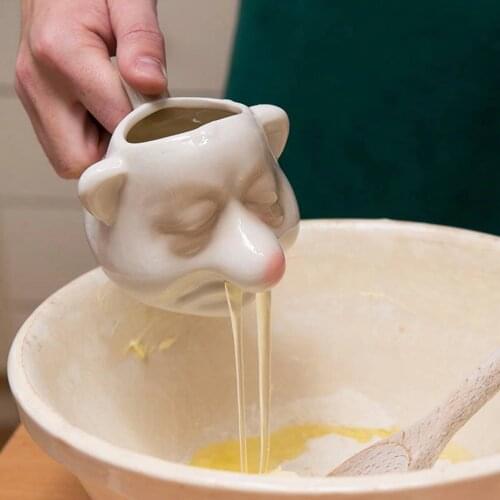 Dwarf Shape Creative Egg White Separator Ceramic Egg Yolk White Separator Household Kitchen Gadget Egg Tools Cooking Baking