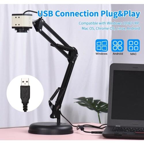 2 in 1 Document Scanner Camera & Webcam with Auto-Focus 8 Mega-pixel High-Definition A3 Scan Size Webcam for Teacher Classroom