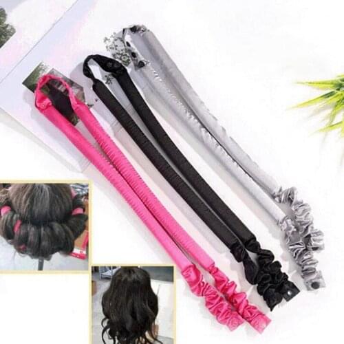 Sleeping Hair Rollers Flexible Curling Rods Magic Wave Hair Curler No Heat Spiral Pear Flower Curling Iron