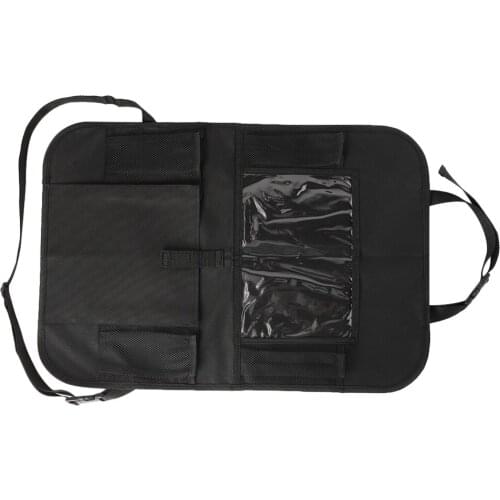 420D Oxford Fabric Waterproof Storage Bag Car Auto Seat Back Organizer Kick Mat Interior Pouch Auto Accessories Supplies