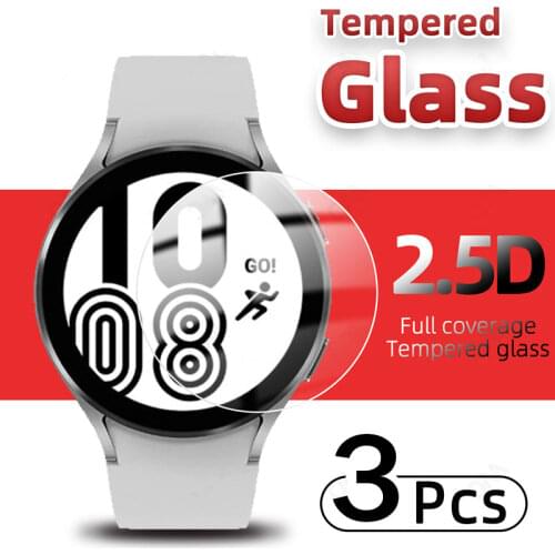 Tempered Glass For Samsung Galaxy Watch 4 40mm 44mm Full Screen Protector samsung Glaxy watch 4 Classic 46mm 42mm Accessories