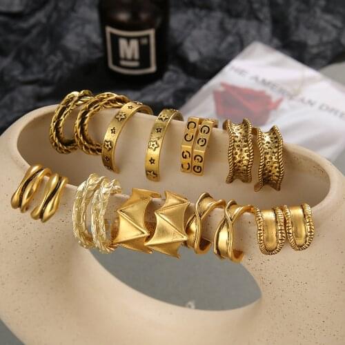 Vienkim Classic Ear Buckle for Women Trendy Gold Color Small Large Circle Hoop Earrings Punk Hip Hop Jewelry Accessories