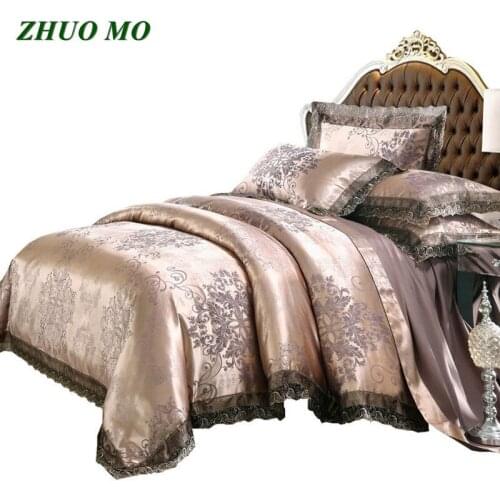 ZHUO MO Silk Bed Linen