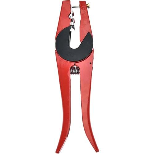 1pc Practical Cattle Livestock Metal Goat Ear Tag Animal Tool Plier Forcep Applicator Red Color
