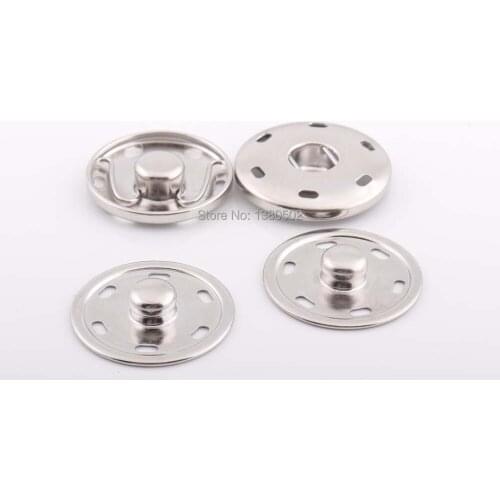 10sets black and nickel color 28mm snap button press Studs Buttons Snap Fastenerfor sewing tool garment accessories